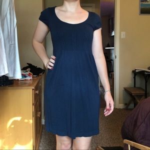 Navy Blue Short Sleeve Dress 💙 Great condition!